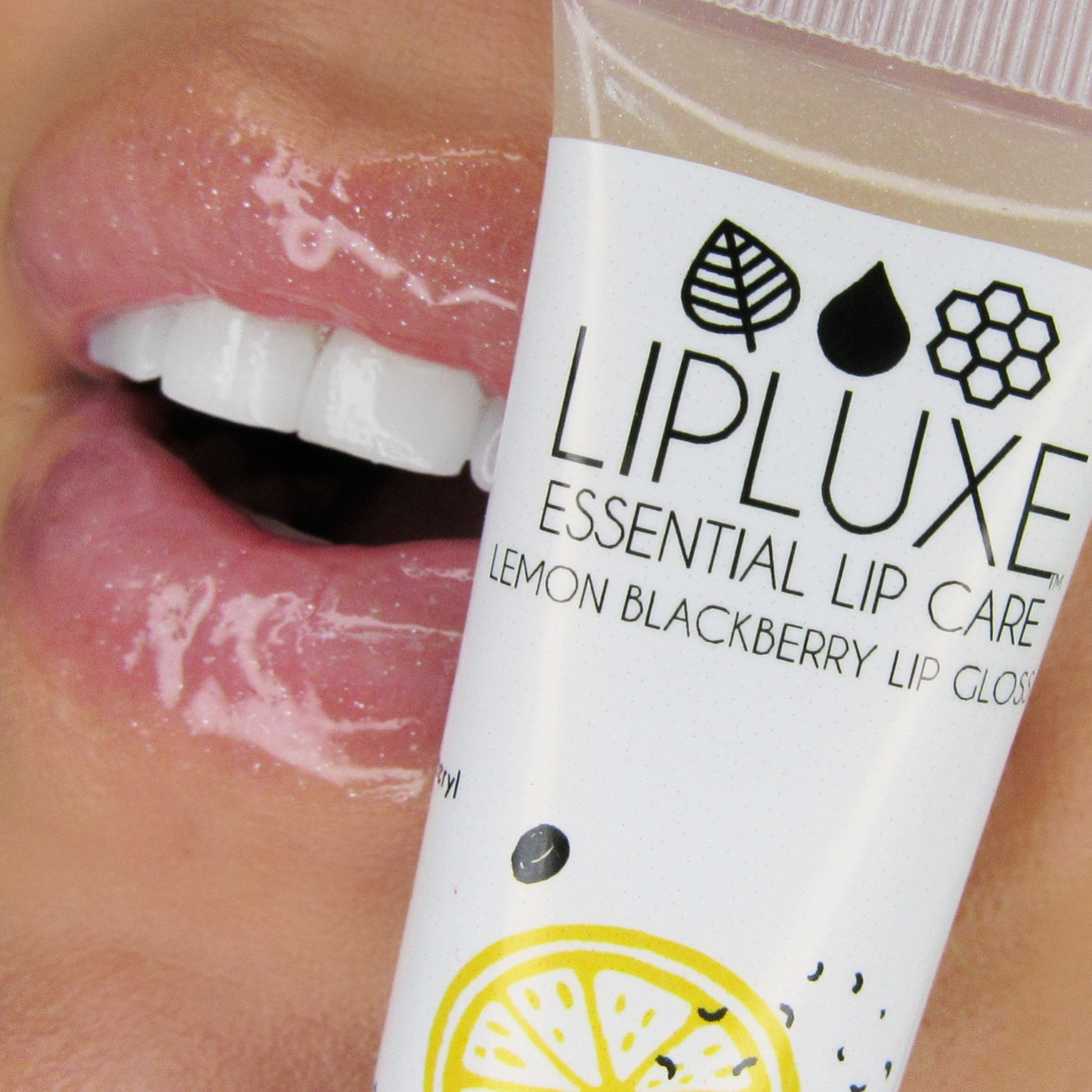 Lemon Blackberry Lip Gloss Tube
